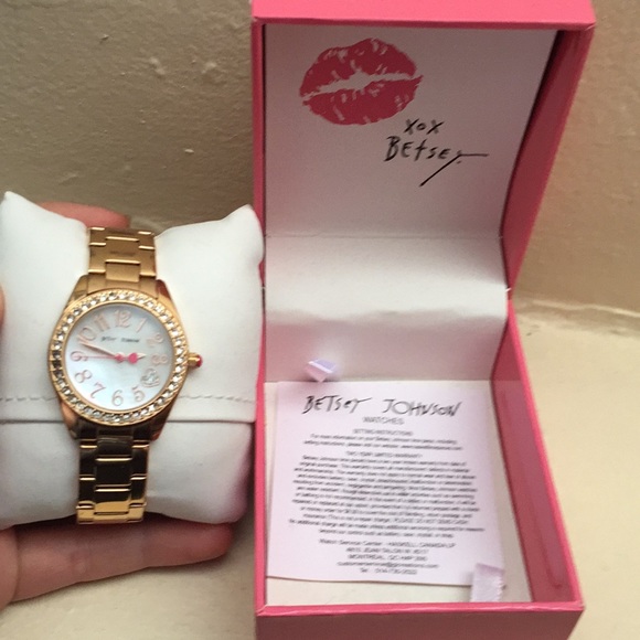 Betsey Johnson Rose Gold Watch - Picture 2 of 4